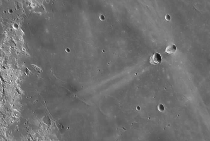 Les cratères Messier
